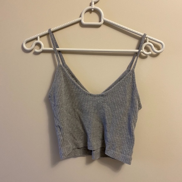 grey topshop crop top - Picture 2 of 3